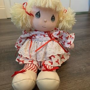 1990 Applause 10"Precious Moments Christmas Musical Wind Up Doll